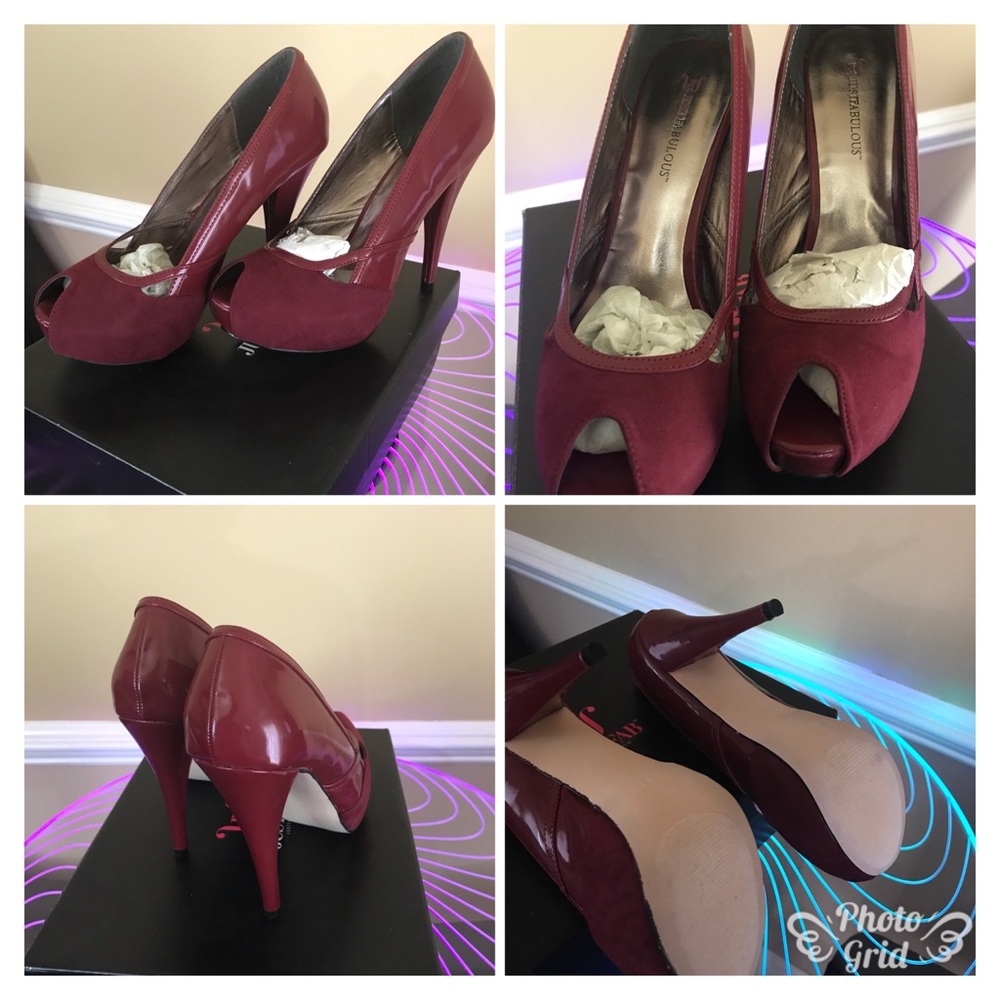 High heel shoes